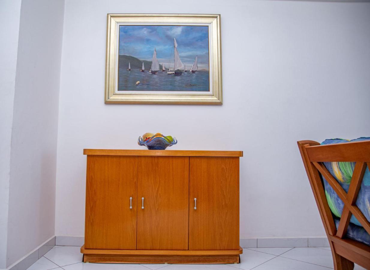 Joia Da Enseada Guaruja Vista Deslumbrante Do Mar Apartman Kültér fotó