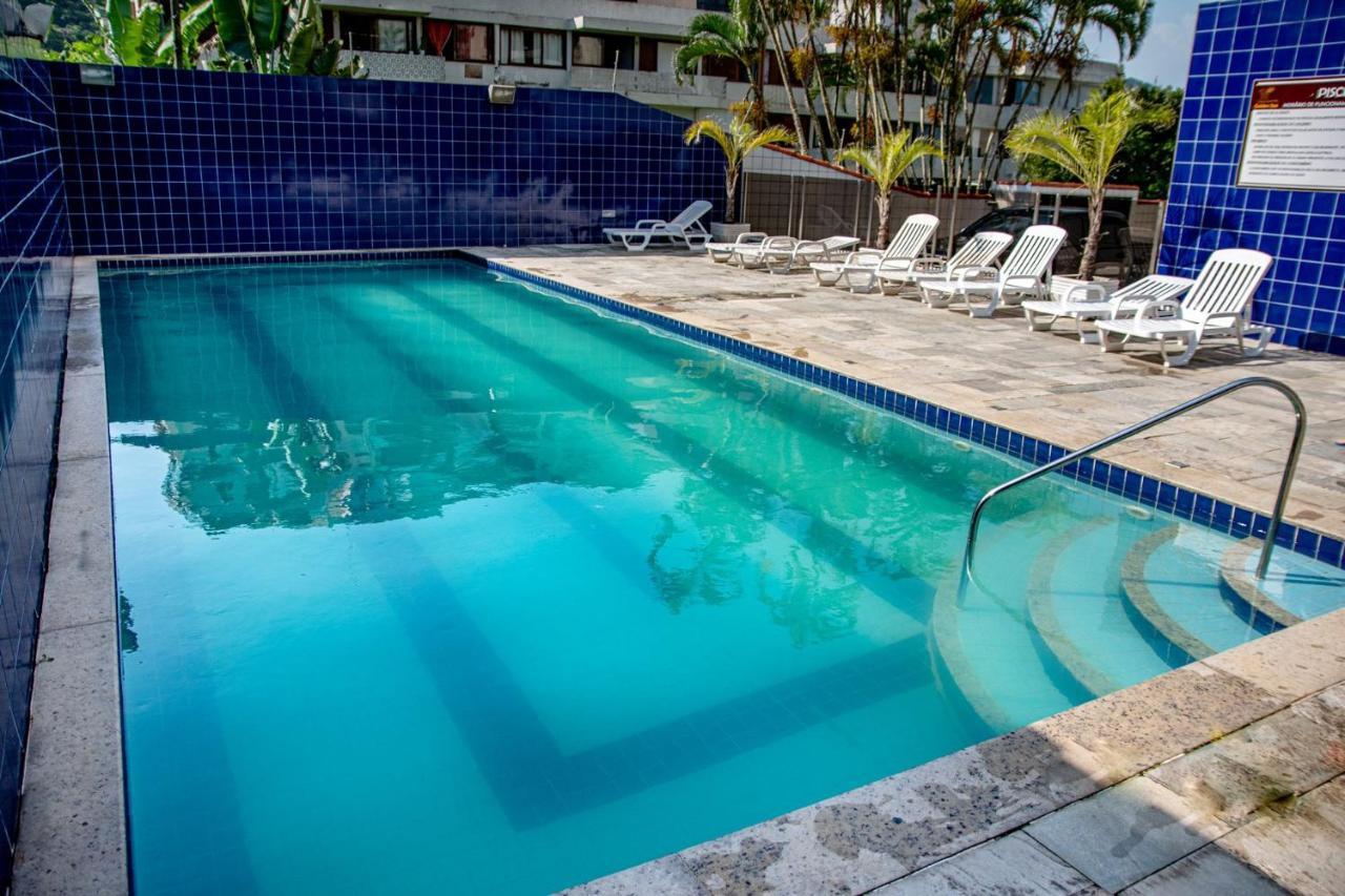 Joia Da Enseada Guaruja Vista Deslumbrante Do Mar Apartman Kültér fotó