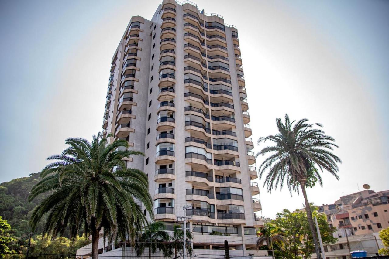Joia Da Enseada Guaruja Vista Deslumbrante Do Mar Apartman Kültér fotó